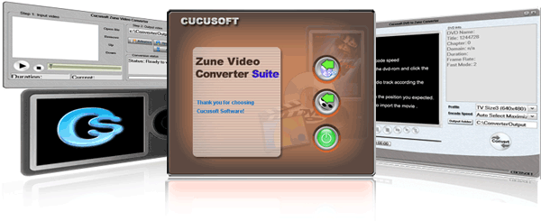 Cucusoft Zune Video Converter + DVD to Zune Suite Pro icon